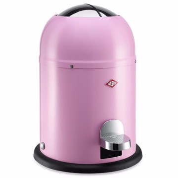 德國 WESCO 腳踏式垃圾桶 6L 騎士-粉紅