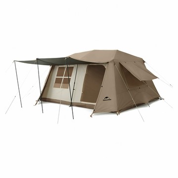 Naturehike Village13 兩室一廳屋脊鈦黑膠自動帳篷3-4人 ZP004