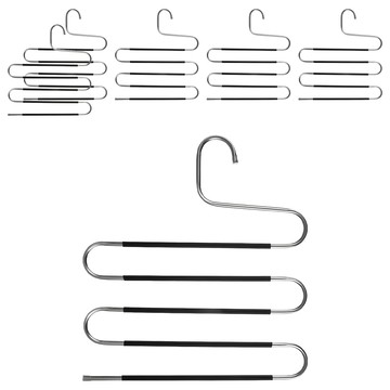 comet 5層防滑褲架  黑色  6個