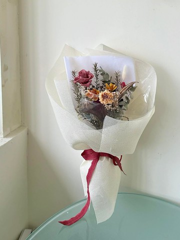 暖光-永生花乾燥花束