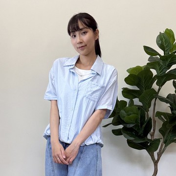 簡約項鍊設計2件式襯衫上衣