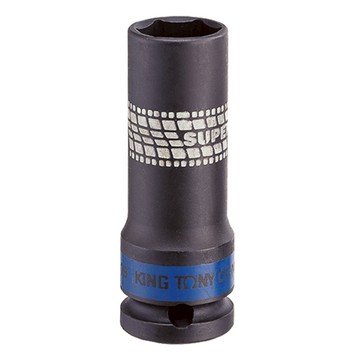 KING TONY 金統立 1/2'DR.公制六角氣動特薄長套筒  KT441519M 台灣製造  1個