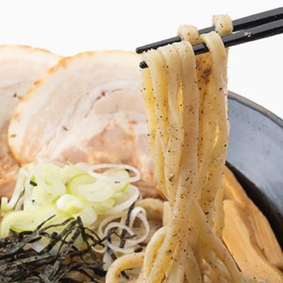 ふるさと納税 登米市 宮城県登米市生産 自家製極太麺 煮干し油そば　280g×6食セット