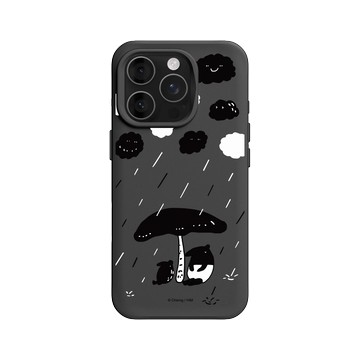 iPhone 16 Pro SolidX 黑 - 馬來貘 Laimo - 下雨了(透明款)