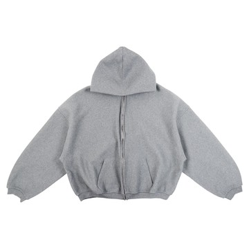 alexanderwang 厚實搖粒絨星星圖案拉鍊連帽衫