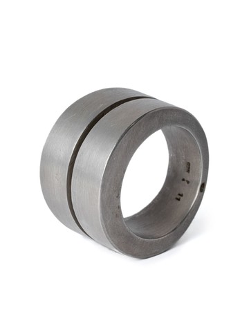 Parts of Four - Crevice brushed ring - unisex - Sterling Silver - 8