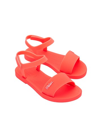 Velcro Strap Melflex Youth Sandals [Red]
