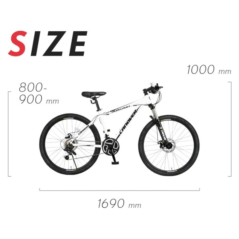 マウンテンバイク 完成品 自転車 MTB 26インチ 21段変速 ディスク