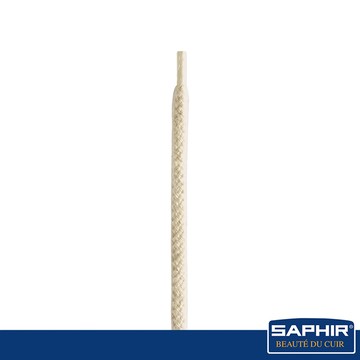 【SAPHIR莎菲爾】圓形3mm休閒款鞋帶-150公分(7-8對孔)Thin black