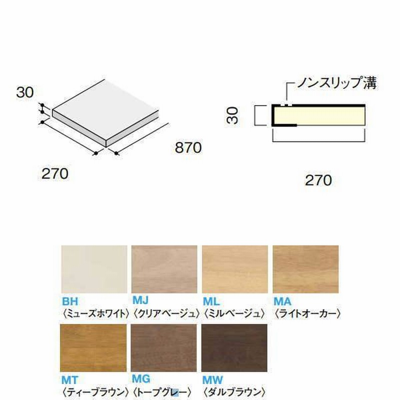 大建 ハピア階段 ハモンド箱型 箱踏板 870W 4枚入り CR225-K34 