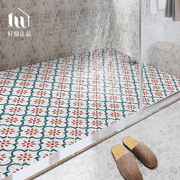 【好物良品】《復古窗花》獨家專利設計可剪裁絲圈陽台浴室瀝水墊｜可訂製尺寸請聯繫LINE客服@haowu