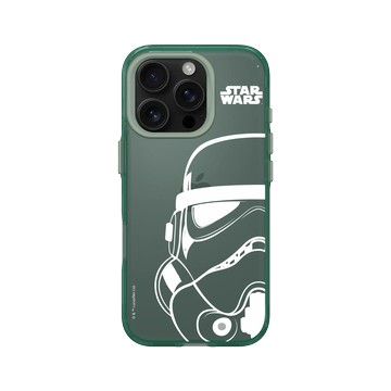 iPhone 16 Pro Clear 憂墨綠 - 迪士尼-星際大戰 Star Wars - 星際大戰 – 風暴兵白線條