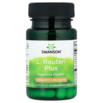 Swanson Vitamins, L. Reuteri Plus，30 粒全素 EMBO Caps® AP 膠囊
