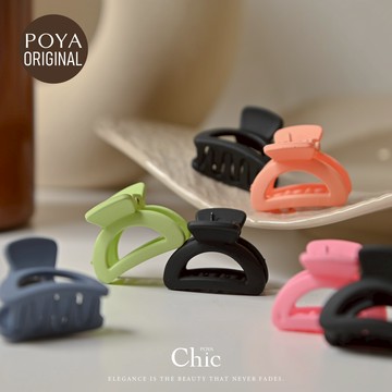 POYA CHIC韓系小沙夾6入-半月型-2.5cm-多款任選