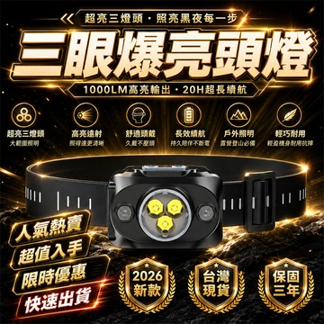 免運費🏅登山頭燈 充電頭燈 跑步頭燈 防水頭燈 工地頭燈 強光頭燈 修車工作燈 頭戴式頭燈 水電工作頭燈 戶外照明燈
