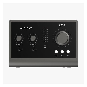 Audient iD14 MKII 10in 6out USB 錄音介面 含Cubase錄音軟體【黃石樂器】