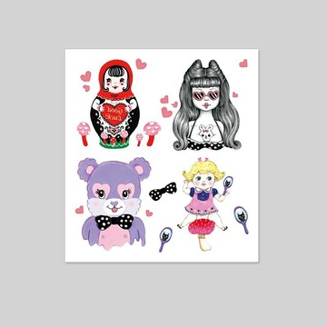 OnlyTwo插畫紋身貼紙 Temporary Tattoos