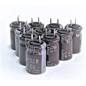 日本 ncc ky 電解電容 10v470uf 尺寸:8x11.5 10pcs/入