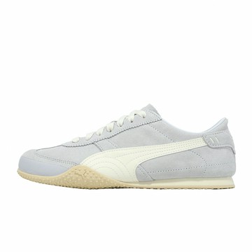 Puma 休閒鞋 Bella UT Classic 女鞋 灰 白 復古 麂皮 404620-08