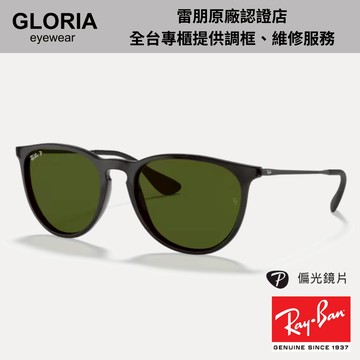 Ray Ban｜RB4171F-601/2P圓形膠框偏光太陽眼鏡【葛洛麗雅眼鏡】