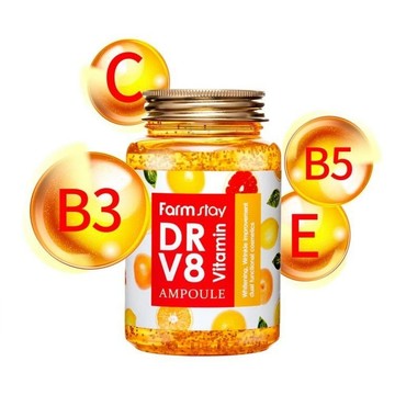 🍎現貨🍎韓國 Farmstay Dr.V8维生素安瓶250ml