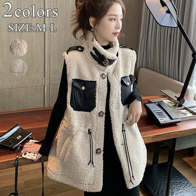 もこもこ ベスト アウター おしゃれ アウトドア 山ガール ボアベスト 可愛い アウター レディース 宅配便 通販 Lineポイント最大get Lineショッピング