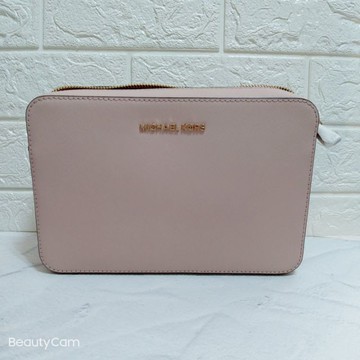 MICHAEL Kors 斜背包 方包 淡粉/咖啡 CICIGO 現貨 MK包包
