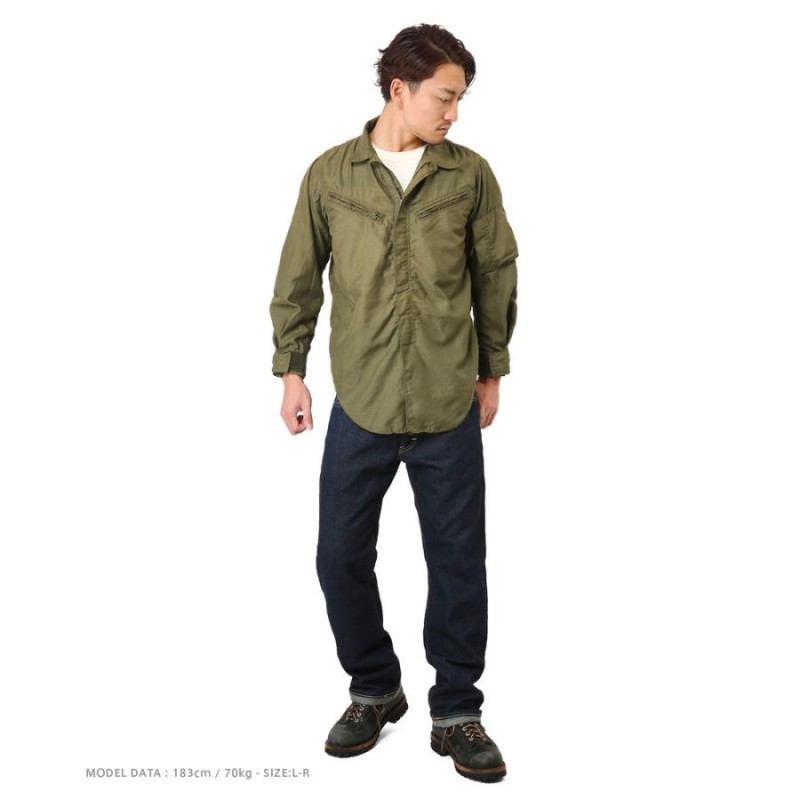 USEDアメリカ軍ヘリクルーシャツ □アメリカ軍 ヘリクルーシャツ をレビュー！【US Army Shirt