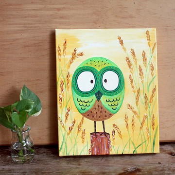 原畫  ∣  小麥田貓頭鷹