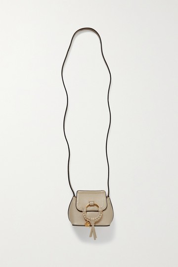 See By Chloé - Joan Mini Textured-leather Shoulder Bag - Beige - one size