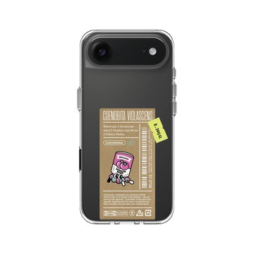 iPhone Air Clear Case（相機按鈕） 透明 - Marine Debris - 蕃茄罐頭寄居蟹