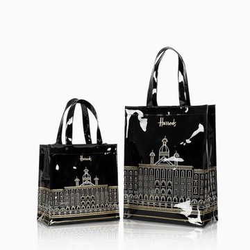 通勤托特包女冬季大容量pvc防水環保購物袋手提袋2025新款單肩包