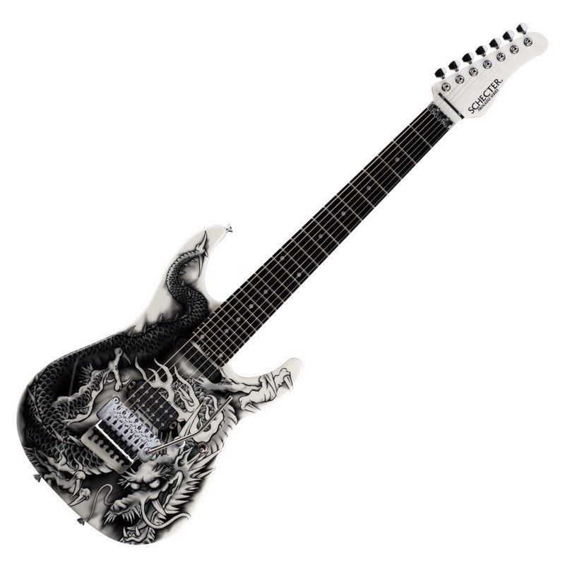 分期免運] schecter pa-zk-t7 小林信一簽名琴超絕吉他地獄訓練所七弦大