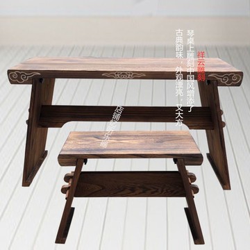 【最低價】【公司貨】古琴桌凳共鳴箱琴桌 可拆卸便攜 古琴實木桌凳書法桌國學桌學習桌