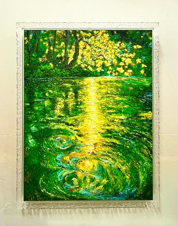 霎時間-油畫作品