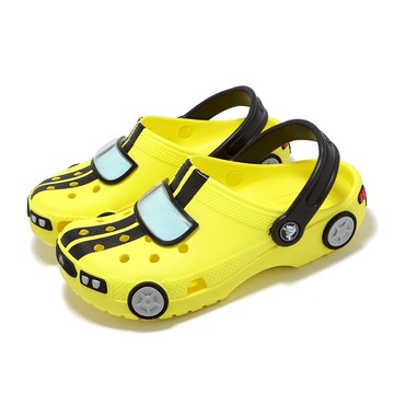 [ACS] Crocs 洞洞鞋 Classic Iam Race Car K 中童 黃黑 賽車克駱格 小朋友 休閒鞋 21116877J