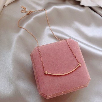 鈦鋼項鏈網紅街拍頸鏈韓國東大門簡約復古氣質鎖骨鏈男女情侶項飾