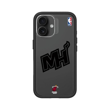 iPhone 16 Mod NX 黑 - NBA - B&W-邁阿密熱火 Miami Heat B&W - Light