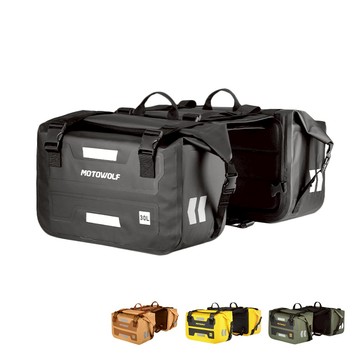 【KT BIKER】 摩多狼 防水 馬鞍包 馬鞍袋 碳纖維 重機 側箱 邊箱 防水包 尾包〔MWF015〕