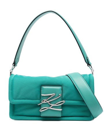 Karl Lagerfeld - K/Autograph padded shoulder bag - women - Calf Leather/Polyamide - One Size - Green
