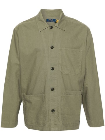 Polo Ralph Lauren - cotton shirt jacket - men - Cotton - M - Green