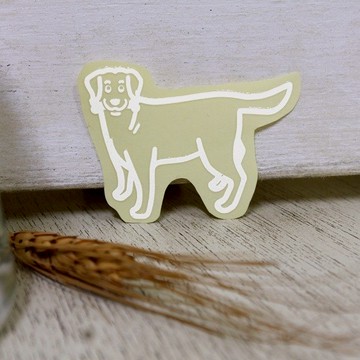 NINKYPUP 反光貼紙 拉不拉多 5.5*4cm