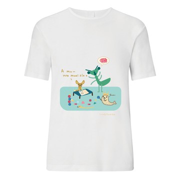 寂寞棉T - 趕快寫功課-客製無法退貨