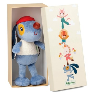 Lilliputiens 比利時 好安心安撫偶 長耳狗朱爾斯  藍色 + 白色  1個  幼兒尺寸