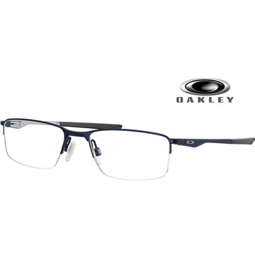 【OAKLEY】奧克利 Socket 5.5 金屬半框光學眼鏡 防滑鏡臂設計 OX3218 03 56mm 霧深藍 公司貨