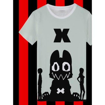 格萊修一普尼爾短袖T恤薄款速干寬松tee學生裝夏季汗衫大碼卡通衫