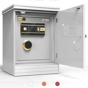 開發票 家用保險櫃  保險櫃家用帶鎖床頭保險櫃隱形保險箱指紋密碼小型家庭保管箱防盜 快速出貨