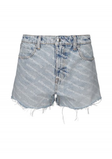 Alexander Wang - Denim Shorts - Womens - Blue