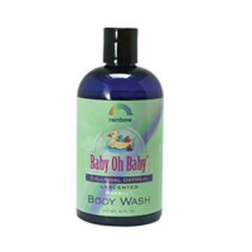 Baby Colloidal Oatmeal Body Wash Unscented 12 oz by Rainbow Research