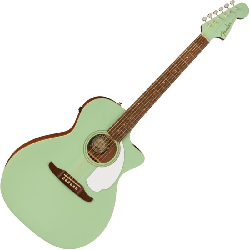 Fender Newporter Player, Walnut Fingerboard, White Pickguard, Surf Green エレアコ〈フェンダー〉